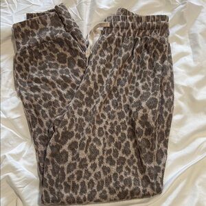 Leopard Print pj Pants